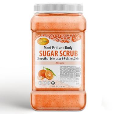 Imagem de SPA REDI - Sugar Body Scrub, Mandarin, 128 Oz, Exfoliating, Moisturizing, Hydrating and Nourishing, Glow, Polish, Smooth and Fresh Skin - Body Exfoliator