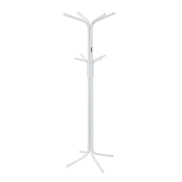 Imagem de Cabideiro de Chão em Tubo de Aço Branco
