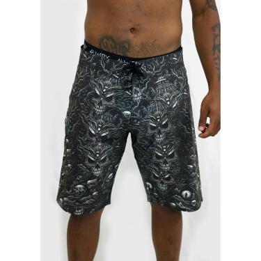 Imagem de Bermuda Surf Alkary Caveira Chinesa Preta-Masculino