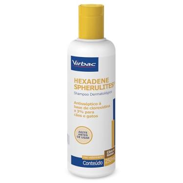 Imagem de Virbac Hexadene Shampoo Spherulites Tratamento Piodermites para Cães e Gatos 250 mL