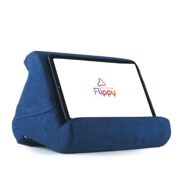 Imagem de Flippy Suporte de travesseiro original para tablet e iPad, presente para amantes de livros e leitores, suporte multiângulo com armazenamento para colo, mesa e cama, compatível com Kindle, Fire, iPad e
