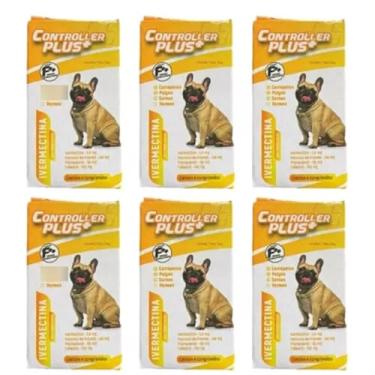 Imagem de Controller Plus - Remédio Anti Pulgas, Carrapatos, Vermes E Sarnas 24 Comp 15kg