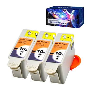 Imagem de BAALAND Cartucho de tinta preto compatível Kodak10B pacote com 3 alto rendimento para impressora Kodak 5100 5300 5500 ESP3250 ESP5250 ESP3 ESP5 ESP7 ESP9 Hero 7.1, 9.1