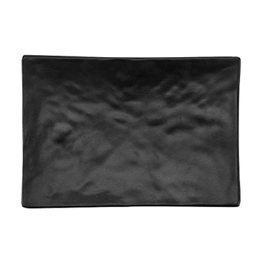 Imagem de Travessa Sushi Sashimi Retangular Gourmet Mix Preto 30Cm
