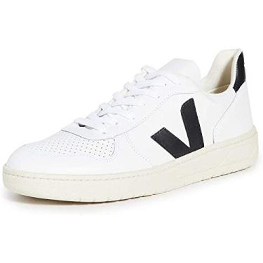 Imagem de Tênis Masculino Veja V-10, Extra White/Black, 9