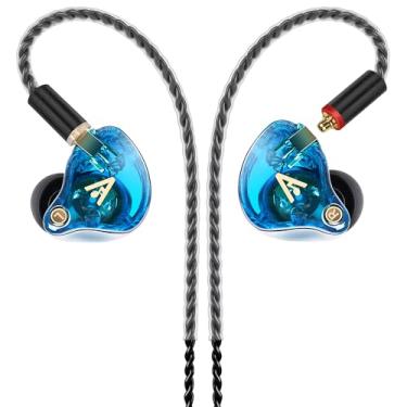 Imagem de Fones de ouvido com fio Vibes 202 – Fones de ouvido intra-auriculares HiFi – Fones de ouvido profissionais com isolamento de ruído – Som claro, graves profundos e fones de ouvido confortáveis – MMCX