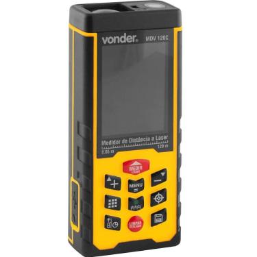 Imagem de Medidor de Distância a Laser 120m MDV120C Vonder Trena Eletrônica com Câmera Acoplada