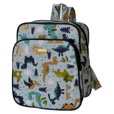 Imagem de Mochila Maternidade Infantil Bebê Escolar Dinossauro