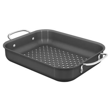 Imagem de Grelha Churrasco Retangular 28 Cm Tramontina Alumínio E Alça