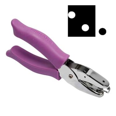 Imagem de Fiskars 23517097J Perfurador de mão circular, 1/20.3 cm, roxo, rosa