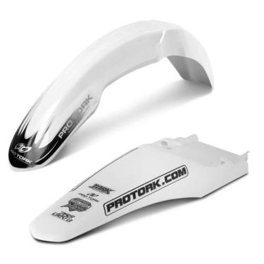Imagem de Paralama dianteiro crf450 crf250 xr250 + paralama - PRO TORK, BRANCO, 