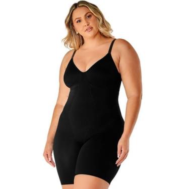 Imagem de Cinta Modeladora Bermuda Plus Size Tamanhos Grandes - Body Modelador M