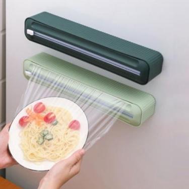 Imagem de Cortador De Plástico Filme Suporte Ajustável Dispenser Selador Comida 