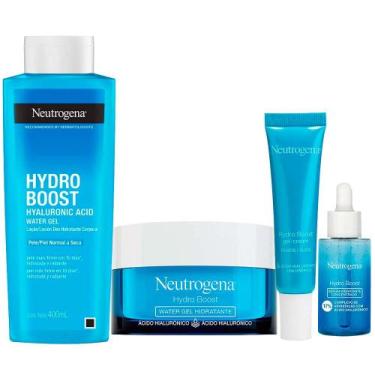 Imagem de Neutrogena Hydro Boost Kit  Hidratante Facial + Gel Creme para Olhos +