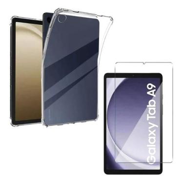 Imagem de Kit Capa Tpu + Pelicula Para Tablet Samsung Tab A9 64gb 8.7 Polegadas 
