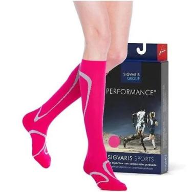 Imagem de Meia 3/4 Esporte Performance CORRIDA/CICLISMO 20-30 Sigvaris, Rosa cho