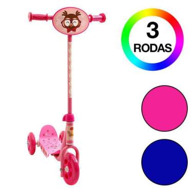 Imagem de Patinete Infantil 3 Rodas Groovy Rosa - Bel Fix - Bel Brink