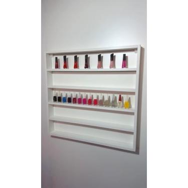 Imagem de Conjunto de 2 Esmalteiros Organizador Versátil 68x65x6 cm - Ideal para