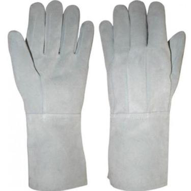 Imagem de Luva Raspa De Couro Cano Longo Punho 20cm - BES