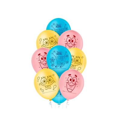 Imagem de 25 Bexigas balão Festa Bob Esponja Decoração Aniversário n9 - Regina