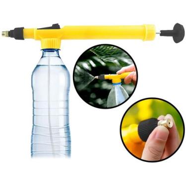 Imagem de Pulverizador Borrifador De Ambientes Manual P/ Garrafa Pet Ponta Metal