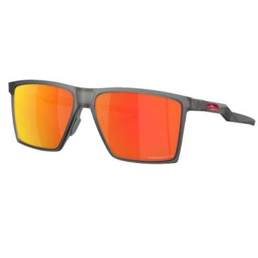 Imagem de Óculos Oakley Futurity Sun Prizm Ruby Polarized Satin Grey Smoke, Únic