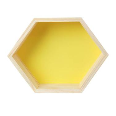 Imagem de Modern Nicho em formato de Colmeia Amarelo - Nenen Store