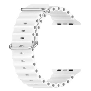 Imagem de Pulseira Ocean Silicone Compatível Relógio Smart Fivela ajustável - Ge