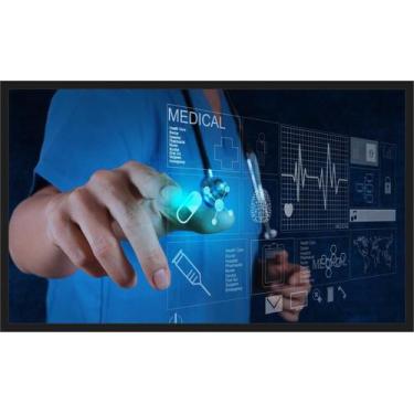 Imagem de Quadro Decorativo Consultórios Médicos Medicina Com Moldura 1 Metro x 