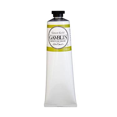Imagem de Óleo de artista Gamblin, tubo de 150 ml, ouro verde (2290)