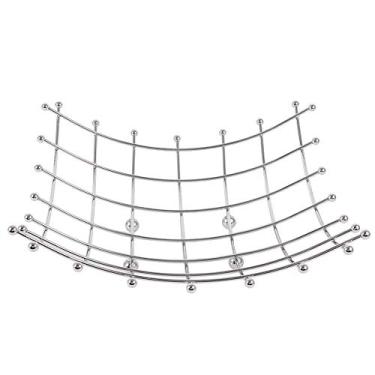 Imagem de Cesta de frutas Sunicon, tigela de frutas criativa da moda para balcão de cozinha, sala de estar de aço inoxidável, prato de frutas, drenagem, cesta de frutas, suprimentos de