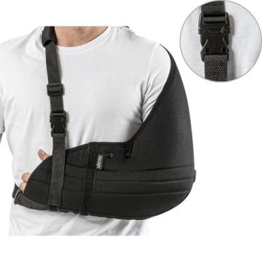 Imagem de Tipoia Estofada Bilateral Velpeau Conforto Recup Hidrolight, Preto, GG