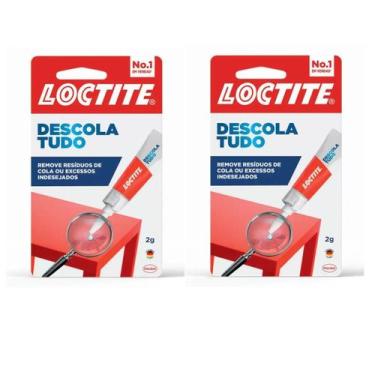 Imagem de Kit 2 Removedor Cola Descola Tudo Loctite 2g Remove Resíduos