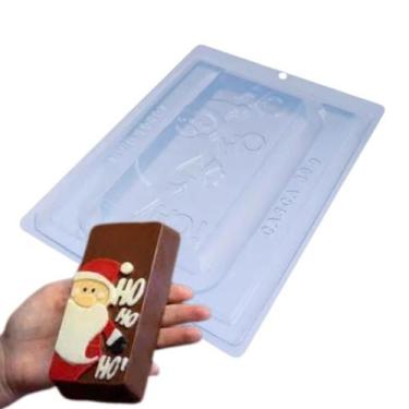 Imagem de Forma especial trad. tablete papai noel c/ 3 partes bwb