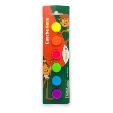 Imagem de Tinta Guache Neon Leo E Leo 6 Cores 3,68ml - Leonora/ Leo&Leo/ Jocar