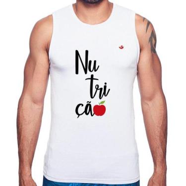 Imagem de Regata Nutrição - Foca na Moda, Branco, GG