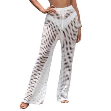 Imagem de Calça De Praia Saída De Mar Piscina Trico Moda Old Money - FIORELLA TR