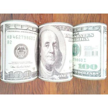 Imagem de Cofrinho Cofre Lata Personalizado Dóllar Unidade - Só cofres