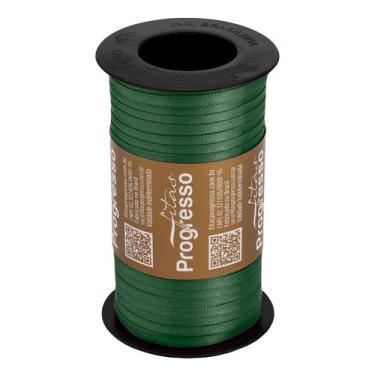 Imagem de Fita de Cetim Carretel T900/000 4mm - 100m Cor 2059 Verde Oliva - 1 un
