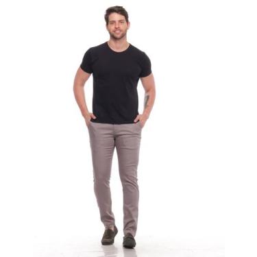 Imagem de Calça Masculina Bolso Embutido Calça Alfaiataria Masculina - Execução 