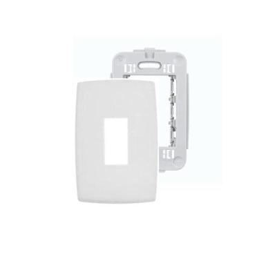 Imagem de Placa Espelho 4x2 1 Módulos Branco Legrand Pial Plus 618501