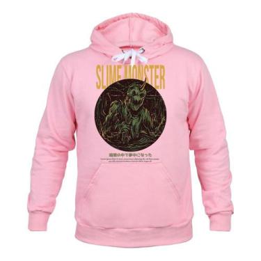 Imagem de Moletom Unissex Canguru Monster - Surprass, Rosa, G