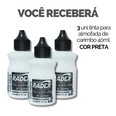 Imagem de Kit Tinta Refil + Almofada Carimbo Alto Rendimento - Escolha Seu Kit -