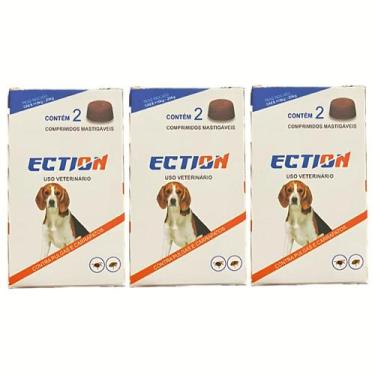 Imagem de Ection Anti Pulgas, Carrapatos e Sarna - 6 Comprimidos Mastigáveis par