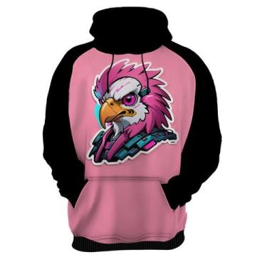 Imagem de Moletom Casaco Blusa Animais Cyberpunk Águia Falcão HD 1 - Enjoy Shop,