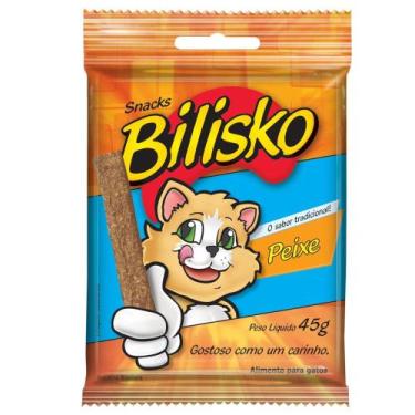 Imagem de Snacks Bilisko Peixe para Gatos 45g