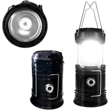 Imagem de Lanterna E Lampião Solar Recarregável Camping Pesca Barraca - Luatek
