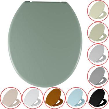 Imagem de Assento Privada Tampa Vaso Sanitário Cores Astra Pvc, Verde