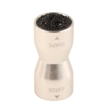 Imagem de menolana Snooker Bilhar Cue Tip Shaper Multifuncional Metal Pool Cue Shaper Scuffer e Aerador Presentes para Maridos e Amigos, Prata