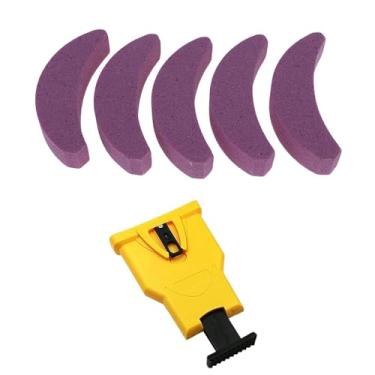 Imagem de WeiLaiKeQi Afiador de dentes de motosserra, ferramenta de afiador de serra com pedras, afiador de lâmina de serra para afiar, Saco Plástico de Bolhas